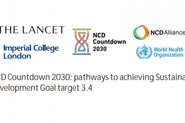 NCD Countdown 2030: Pathways to achieving Sustainable Development Goal Target 3.4
